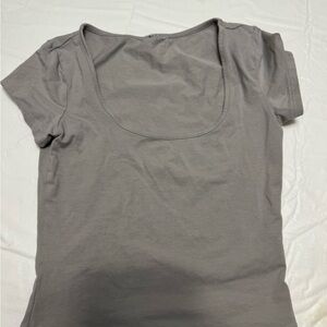 H&M Gray Short Sleeve Tee XS